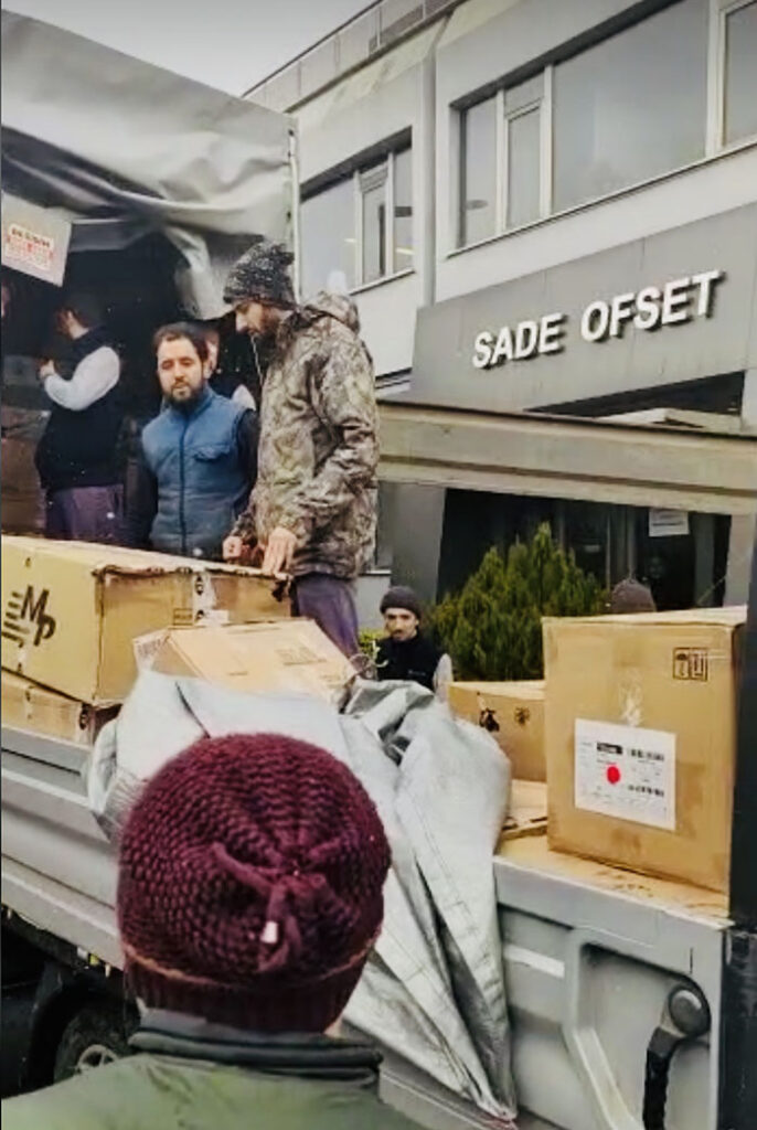 Kahramanmaraş Depremi afetzedeleri için yardım