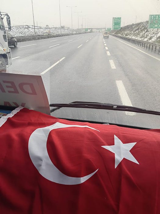 Afetzedelere yardım kamyonlarımız yola çıktı (7 Şubat 2023)