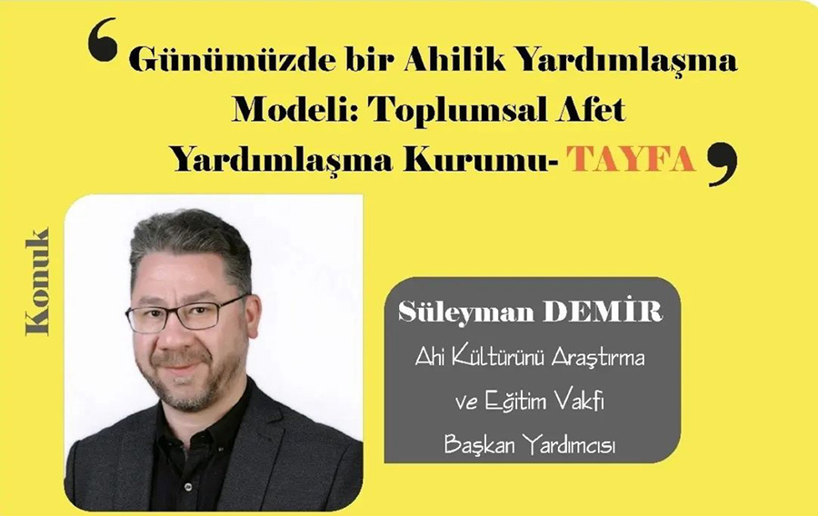 Her ay bir konu, bir konuk “T.A.Y.F.A.”
