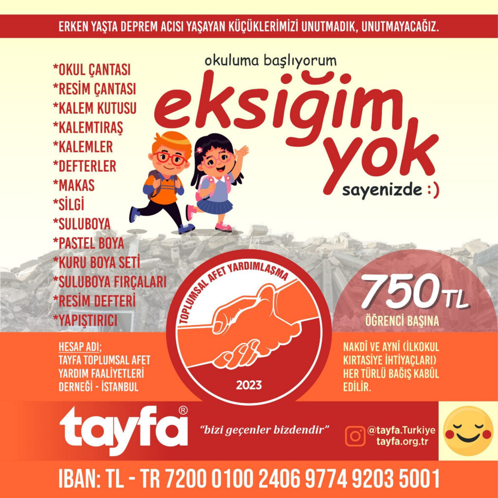 ‘Okuluma başlıyorum, eksiğim yok’ kampanyası 2024