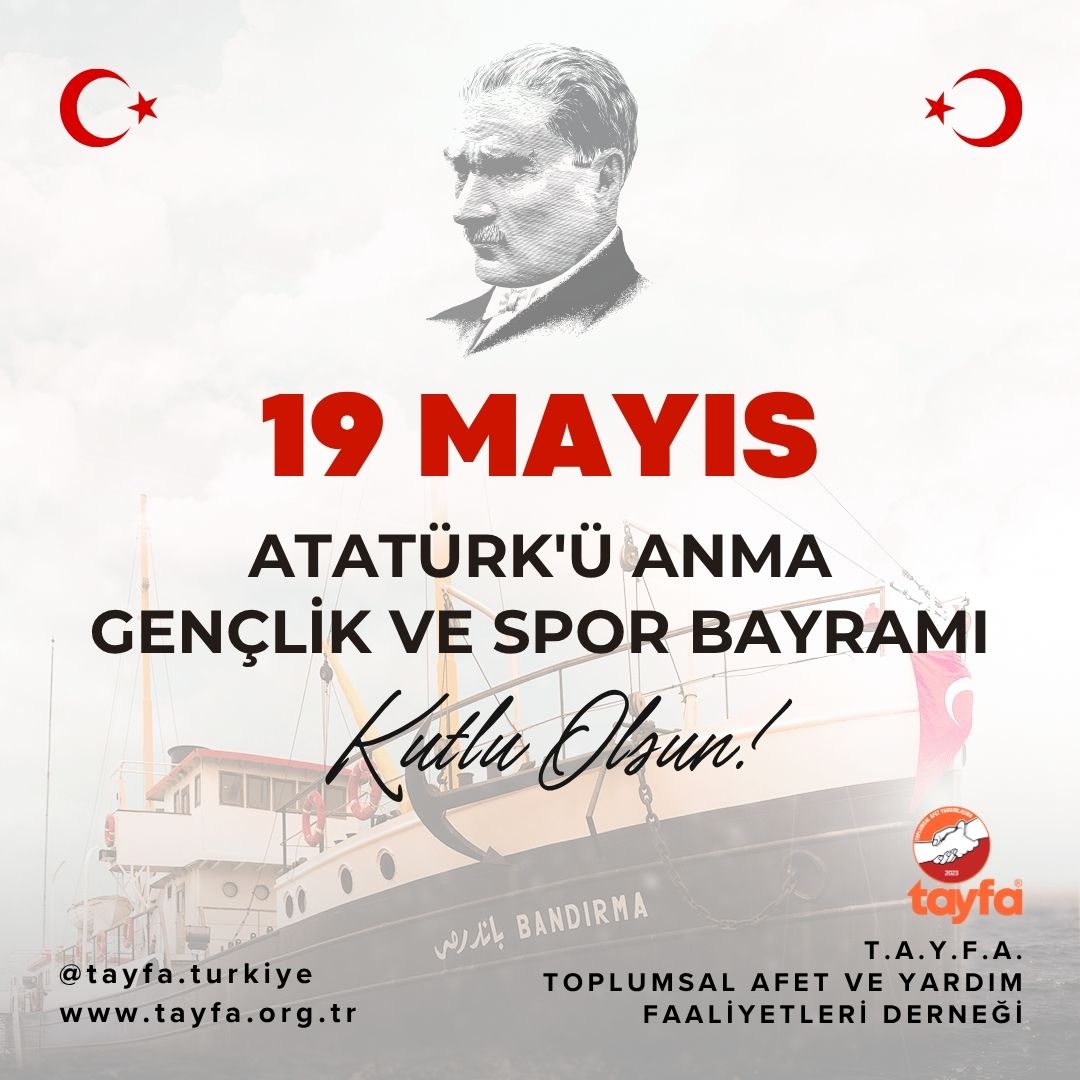 19 Mayıs Atatürk'ü Anma Gençlik ve Spor Bayramı
