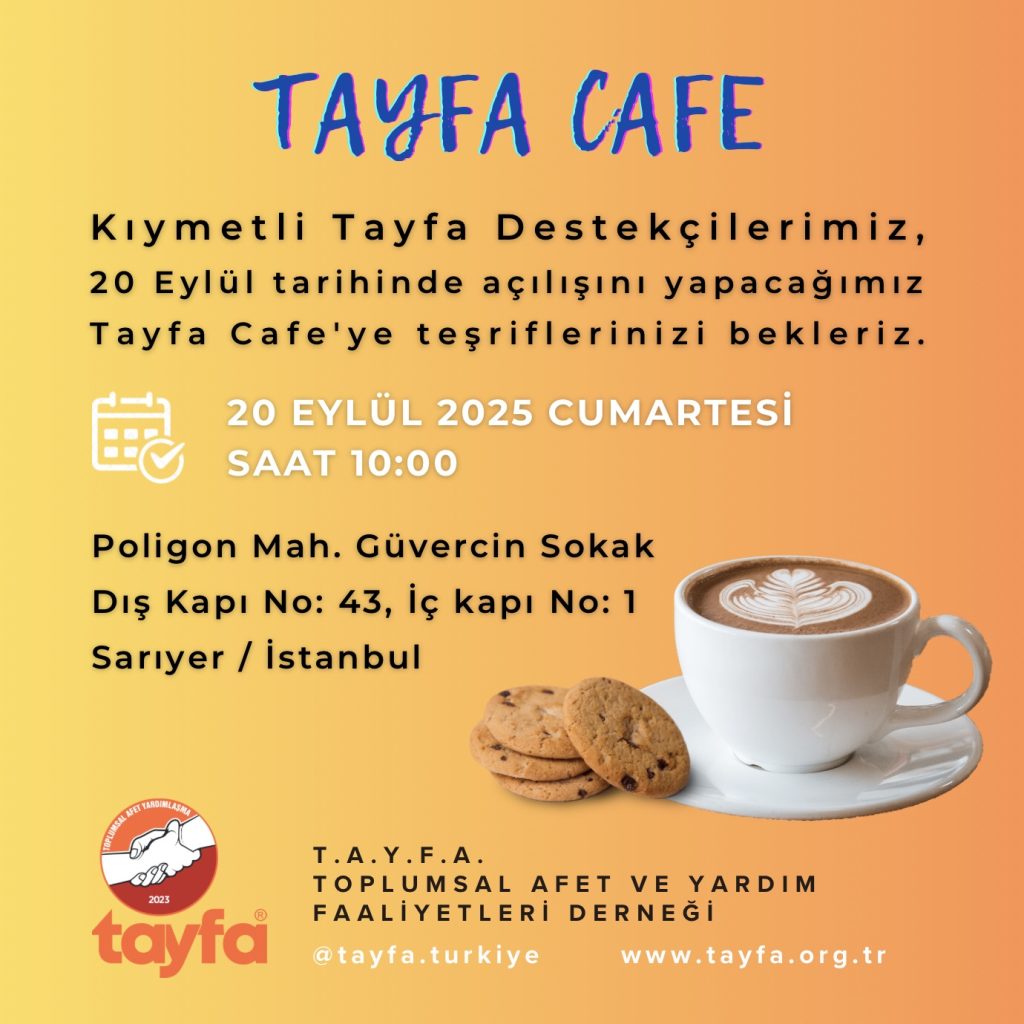 TAYFA Cafe Açılışı – 20 Eylül 2025